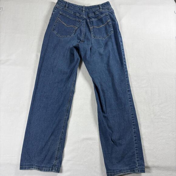 J.Jill Out Of The Blue Womens Size 6 Straight Fit Medium Wash Vintage Jeans 90s - Picture 10 of 11